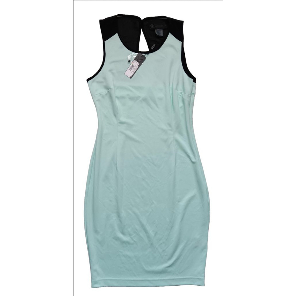 Women's Kardashian Kollection Dress Size L Mint & Black